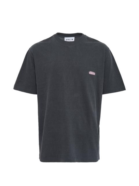 SOLID HOMME logo-detail T-Shirt