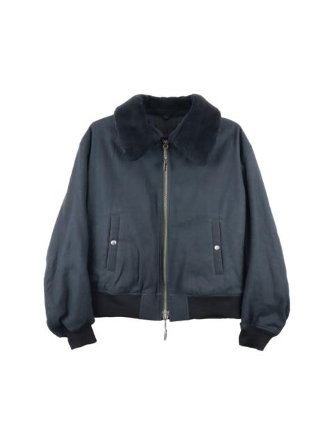 Yohji Yamamoto Lady-print bomber jacket