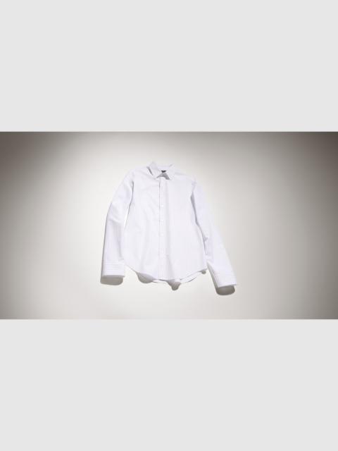 GUCCI Striped cotton poplin jacquard shirt