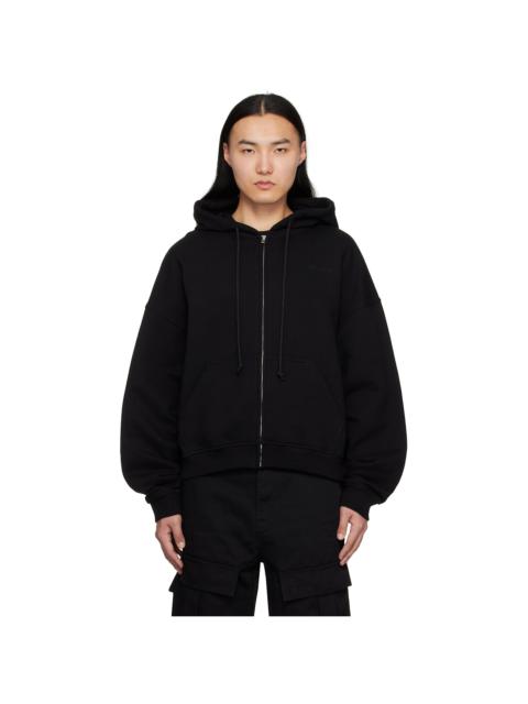 MUGLER Black 'Mugler Signature' Hoodie | REVERSIBLE