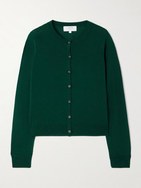 LA LIGNE Ben Silk, Wool And Cashmere-blend Cardigan