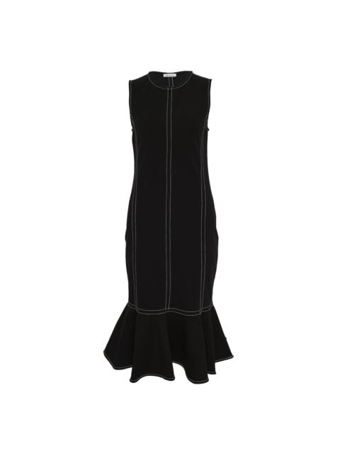 AMI Paris Midi Peplum Dress