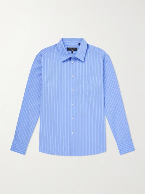 rag & bone Striped Cotton-Poplin Shirt
