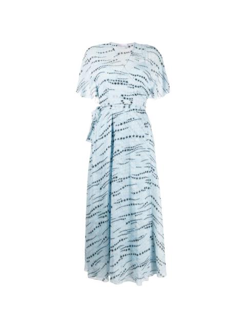 REDValentino star-print midi dress
