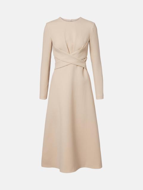 EMILIA WICKSTEAD Elta wool crêpe midi dress