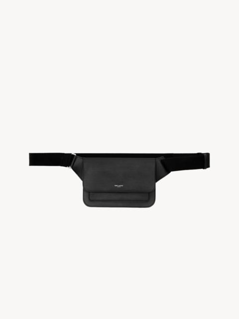 SAINT LAURENT SAINT LAURENT PARIS BELT BAG IN LEATHER