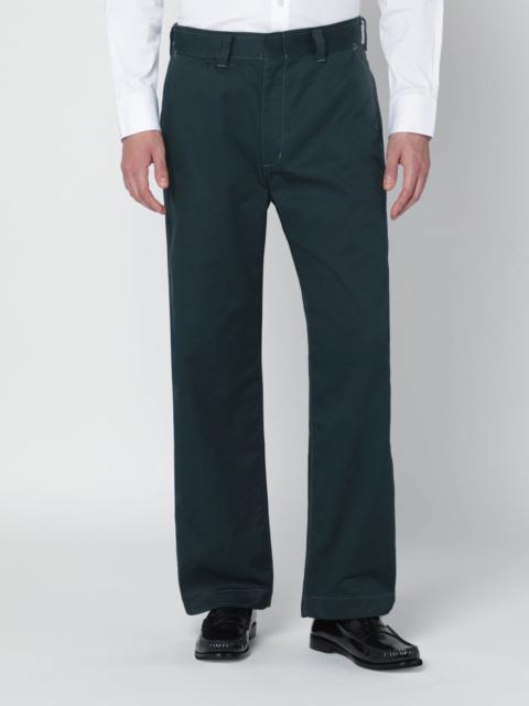NEEDLES Green cotton-blend trousers