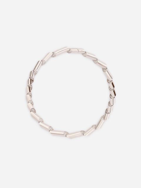 SEQUENCE BY LANVIN RHINESTONE CHOKER NECKLACE