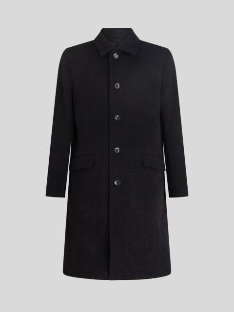 WOOL AND CASHMERE JACQUARD COAT