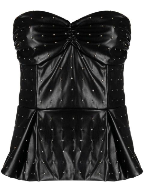 ROTATE strapless peplum top