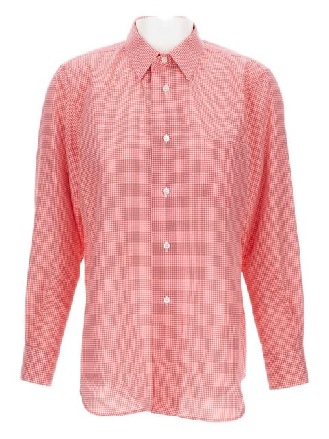 Comme Des Garçons checked long-sleeve shirt