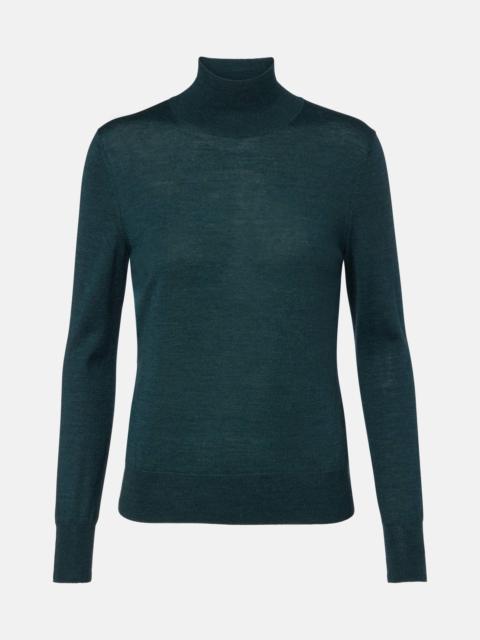 CAROLINA HERRERA Wool and silk turtleneck sweater