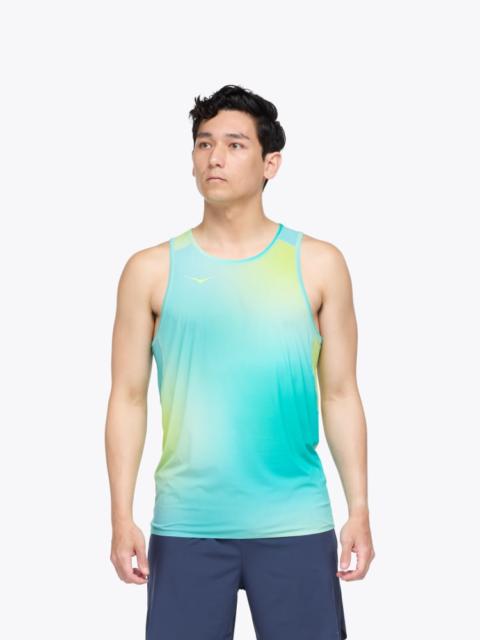 HOKA Men's Airolite Run Tank Top in Run Print