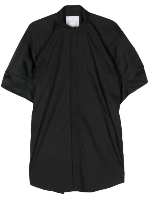 sacai shirt mini dress