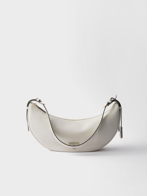 Prada Prada Demi-lune large leather shoulder bag