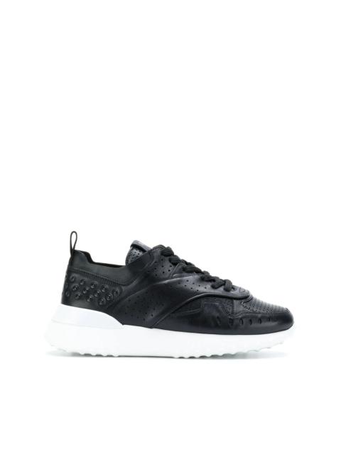 Tod's panelled lace-up sneakers