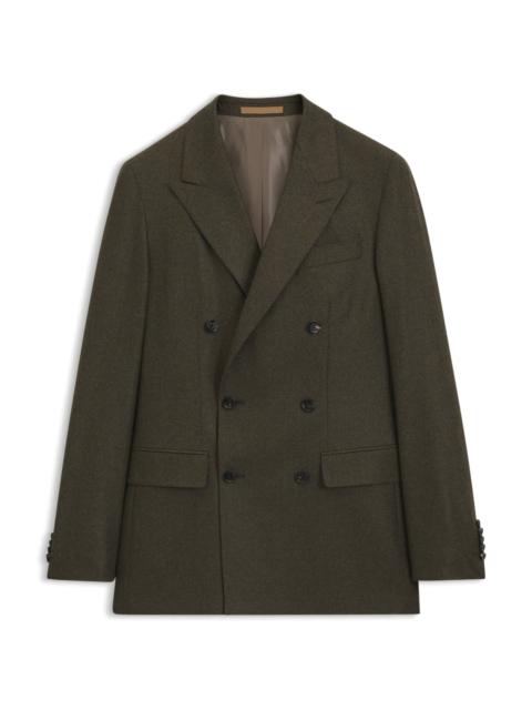 BOSS REGULAR-FIT DOUBLE-BREASTED WOOL BLAZER WITH CASHMERE
