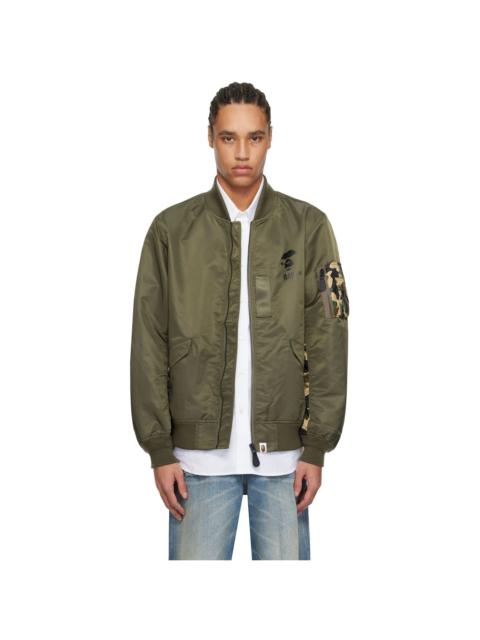 Green 1st Camo Bomber Jacket
