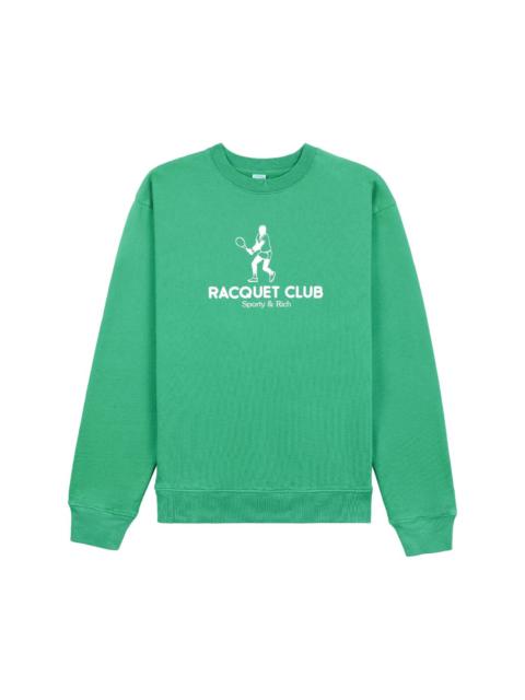 スウェット・トレーナー Sporty & Rich Racket Club Man to Man Grass CR654GS CR654GSFW Racquet Club Drop – Sporty & Rich