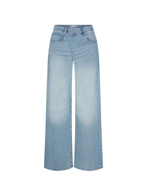 FRAME The Crossover Loose wide-leg jeans