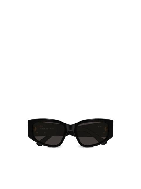 BALENCIAGA logo geometric sunglasses