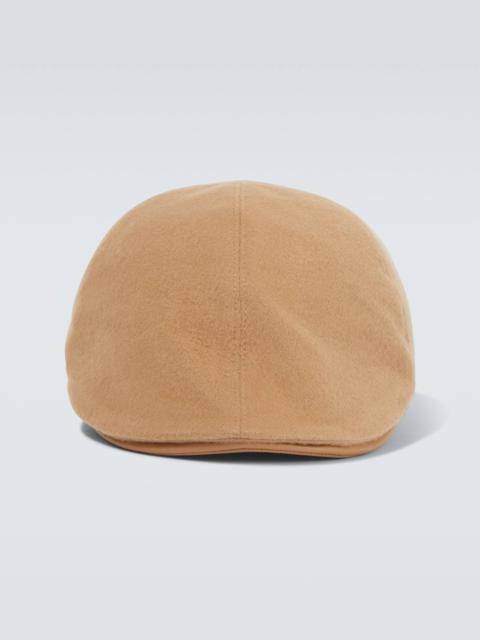 GIORGIO ARMANI Wool and cashmere-blend cap