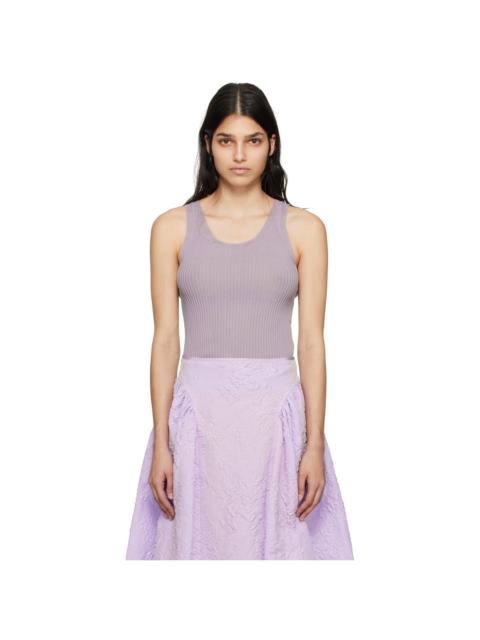 CECILIE BAHNSEN Purple Josie Tank Top