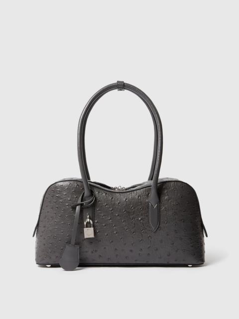 Stella McCartney Ryder Ostrich Shoulder Bag