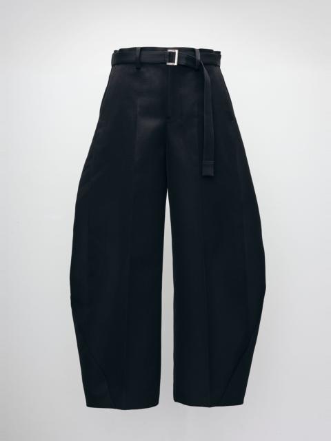 Double-Faced Silk Cotton Pants