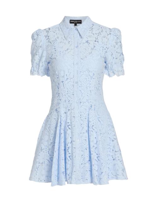 GENERATION LOVE Women's Swanetta Lace Minidress - Light Blue