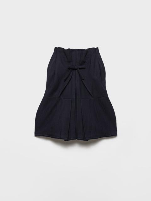 Prada Chevron wool midi skirt