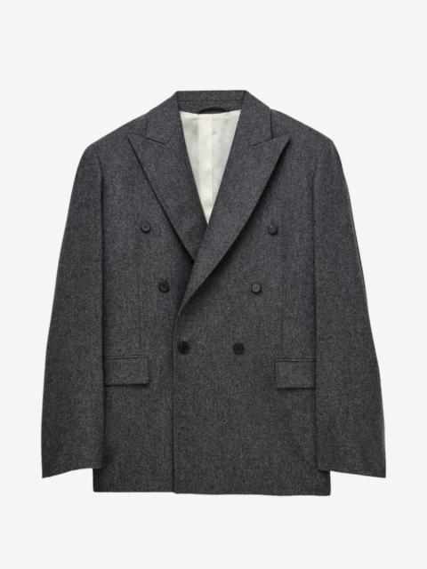 Carven double-breasted peak-lapel blazer
