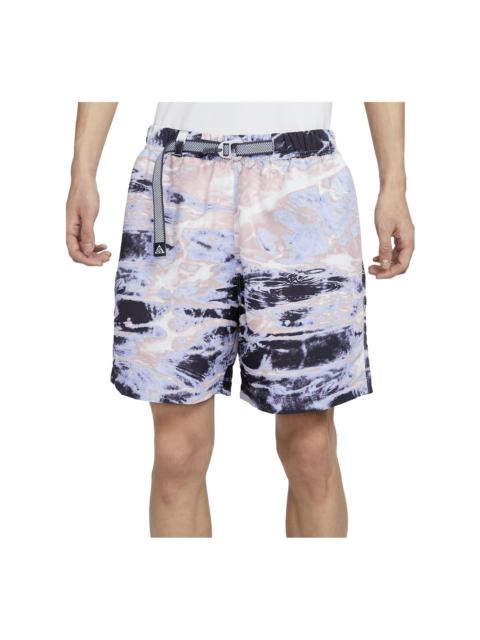 Nike Nike ACG Allover Print Trail Shorts 'Pink Oxford Gridiron Cobalt' FB4199-601