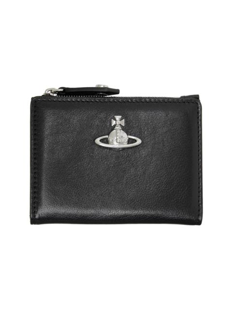 Vivienne Westwood Black Slim Flap Card Holder