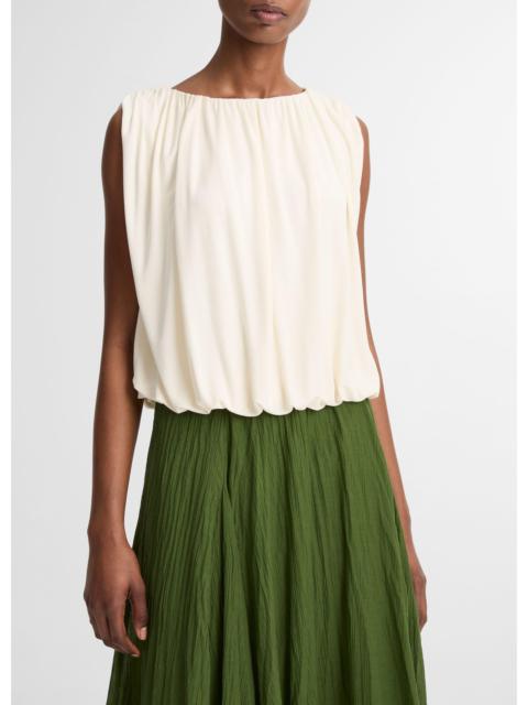 Vince Matte Jersey Bubble Top