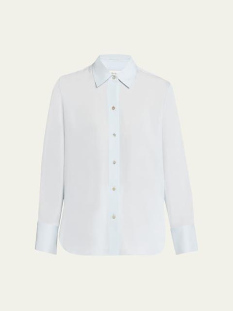 Vince Classic Button-Front Blouse