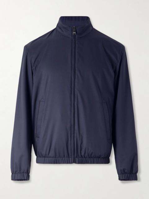 Canali Reversible Shell Bomber Jacket