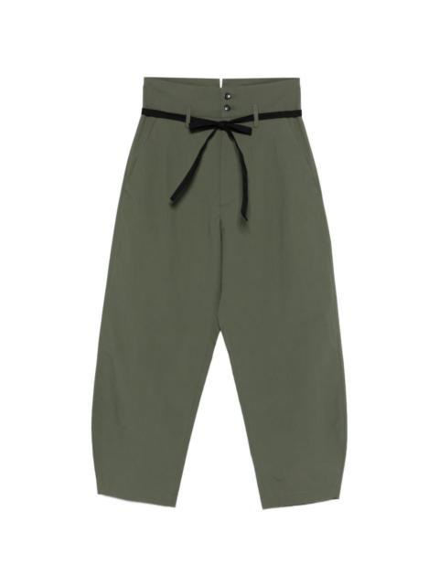 BARENA buttoned belt trousers