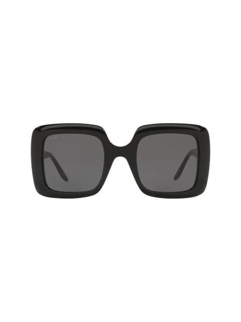 GUCCI Black Lines Thin GG Temple Sunglasses | REVERSIBLE