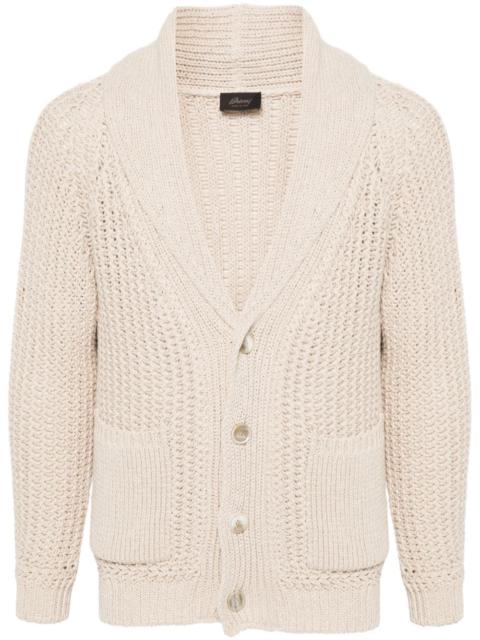 Brioni crochet-knit cardigan