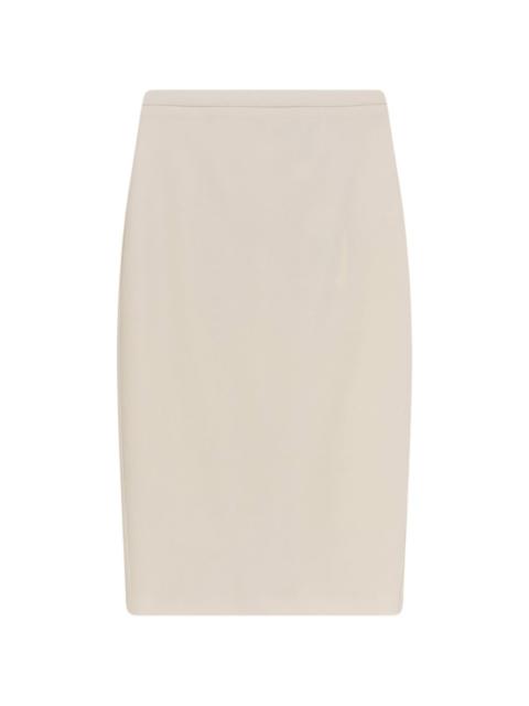 Max Mara back slit high-waisted skirt