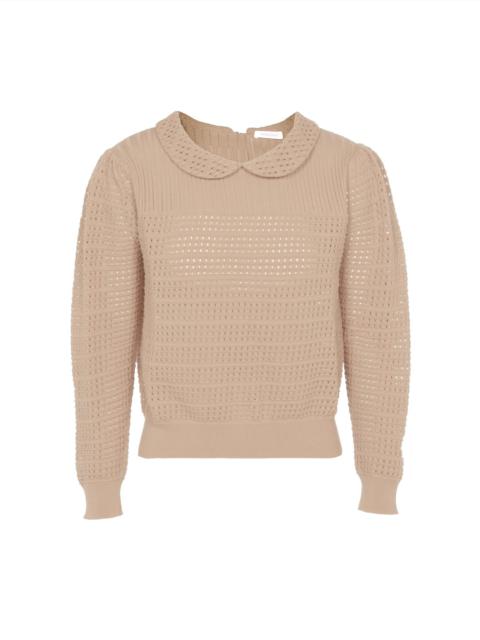 See by Chloé OPEN-STITCH SWEATER