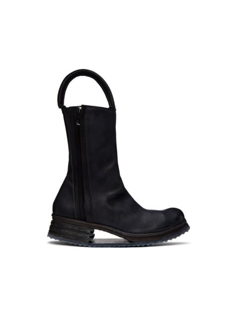 Boris Bidjan Saberi Black Pull-Loop Boots