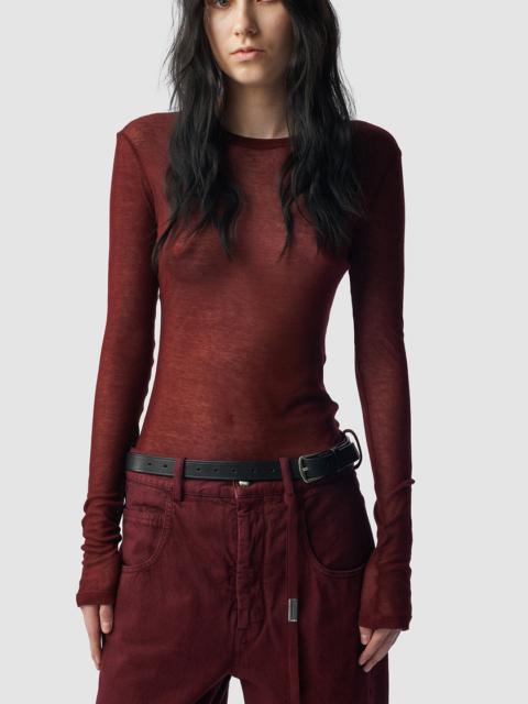 Ann Demeulemeester Fiene Slim Fit Long Sleeves T-Shirt