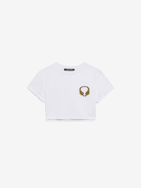 Cotton Crop Top with Tigers