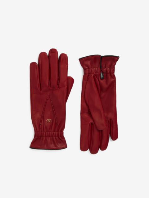 Valentino VLogo Signature leather gloves