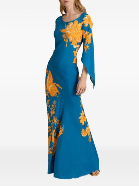 Etro floral beach maxi dress