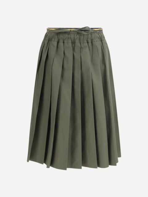 pleated midi Skirt