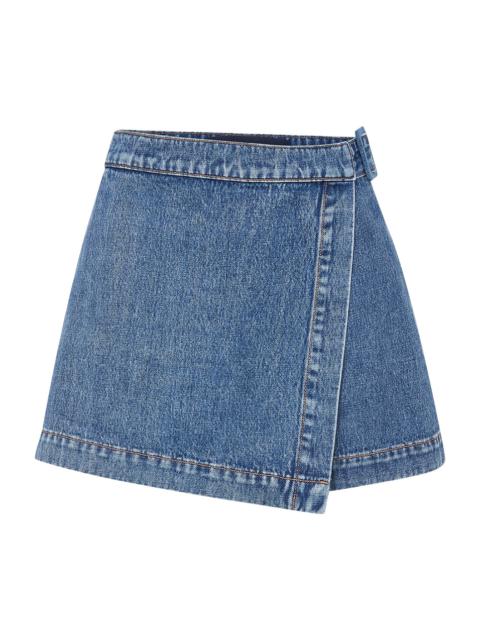 VERONICA BEARD DIAZ DENIM SKORT