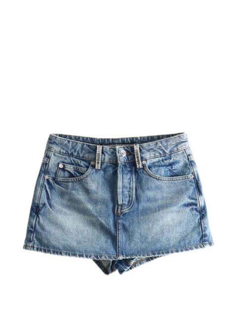 Alexander Wang embellished-belt-loop skort